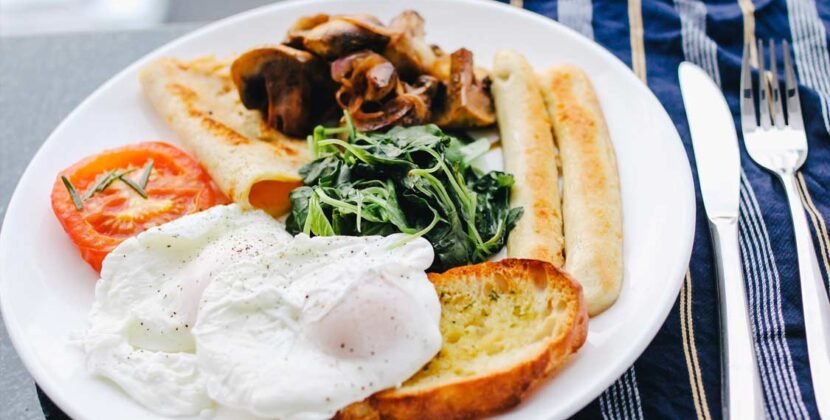 Irish mackerel breakfast