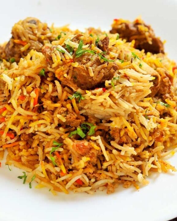 Mutton Biryani Recipe, Hyderabadi Mutton Biryani